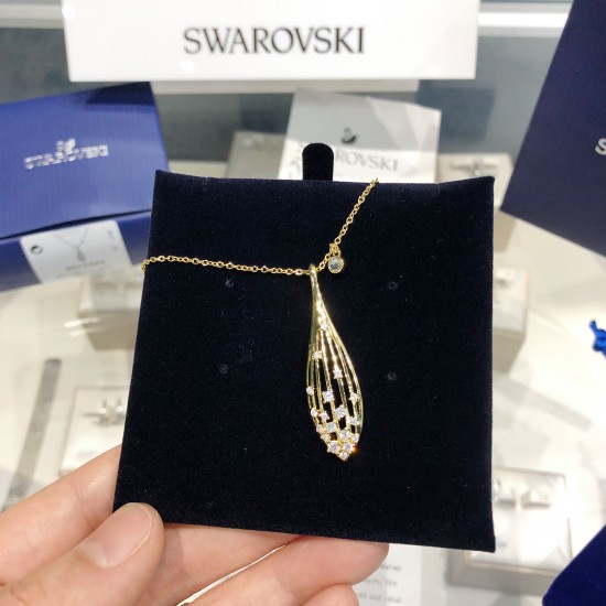 Buy Swarovski Stunning Olive Pendant 5515466 For Swarovski Gold 